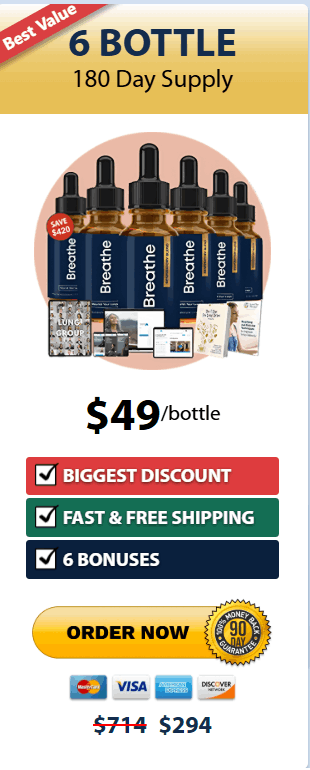 Breathe 6 bottle